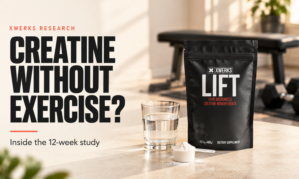 Creatine Without Exercise: What a New 12-Week Study Found
