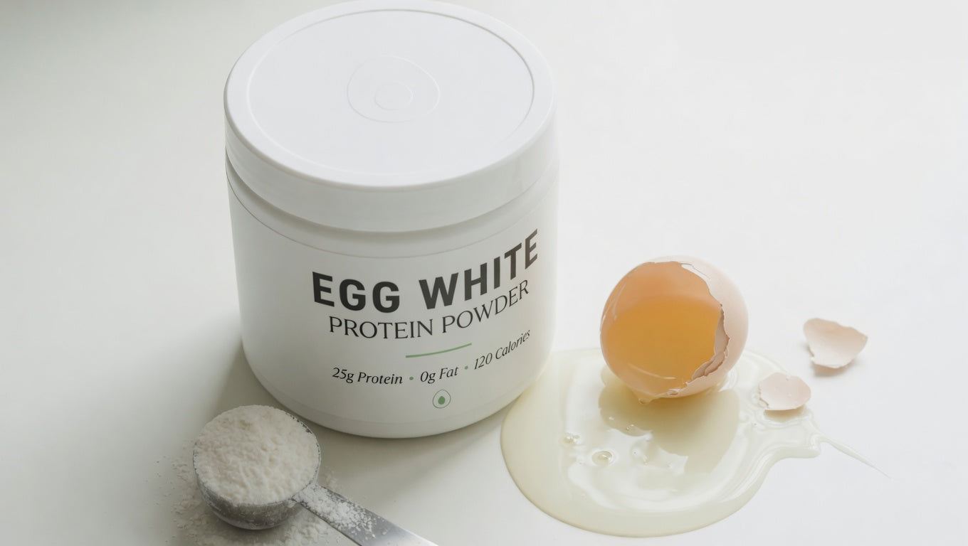 Egg white protein powder