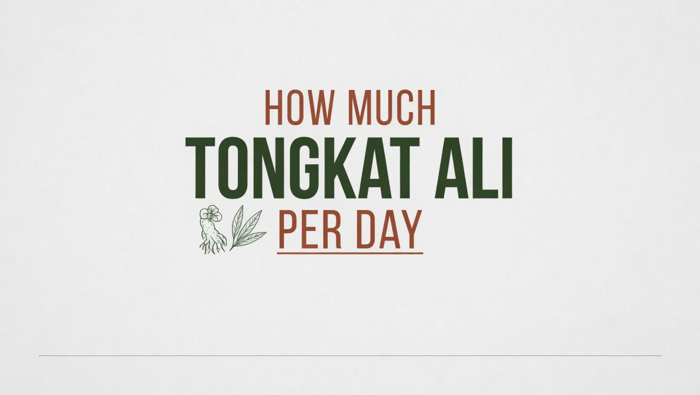 How much tongkat ali per day