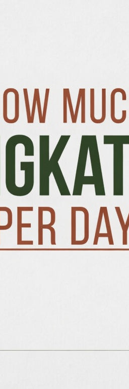 How much tongkat ali per day