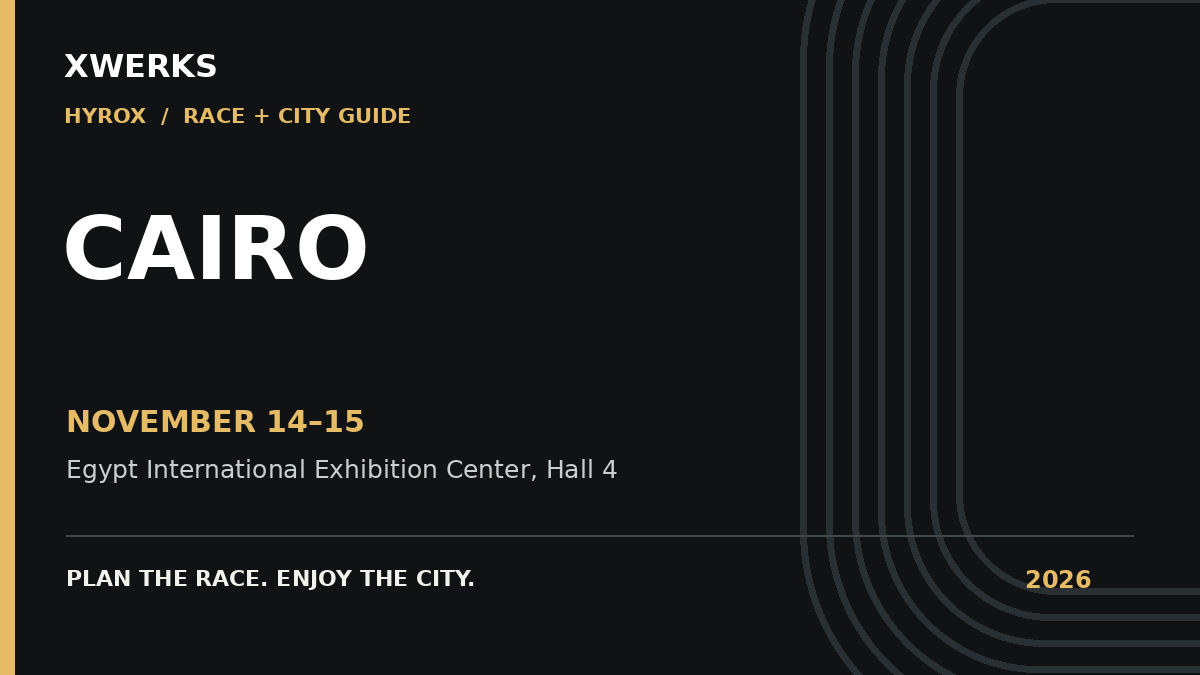 XWERKS HYROX Cairo 2026 race guide: November 14–15, 2026