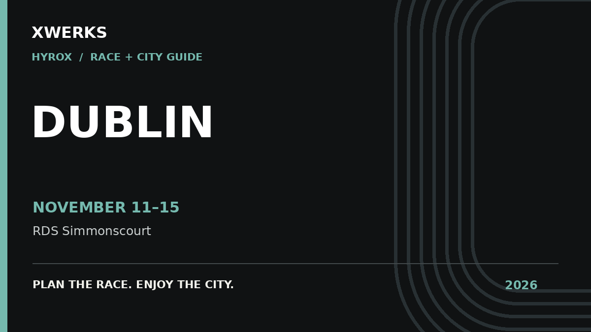 XWERKS HYROX Dublin 2026 race guide: November 11–15, 2026