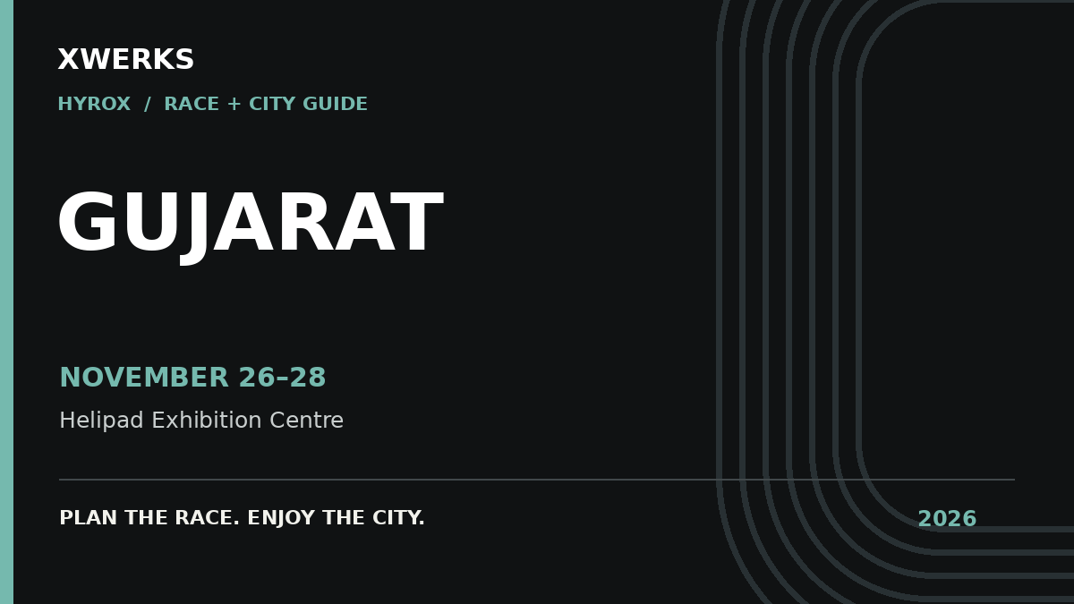XWERKS HYROX Gujarat 2026 race guide: November 26–28, 2026