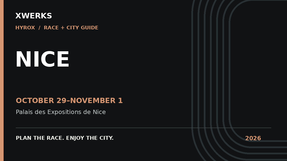 XWERKS HYROX Nice 2026 race guide: October 29–November 1, 2026