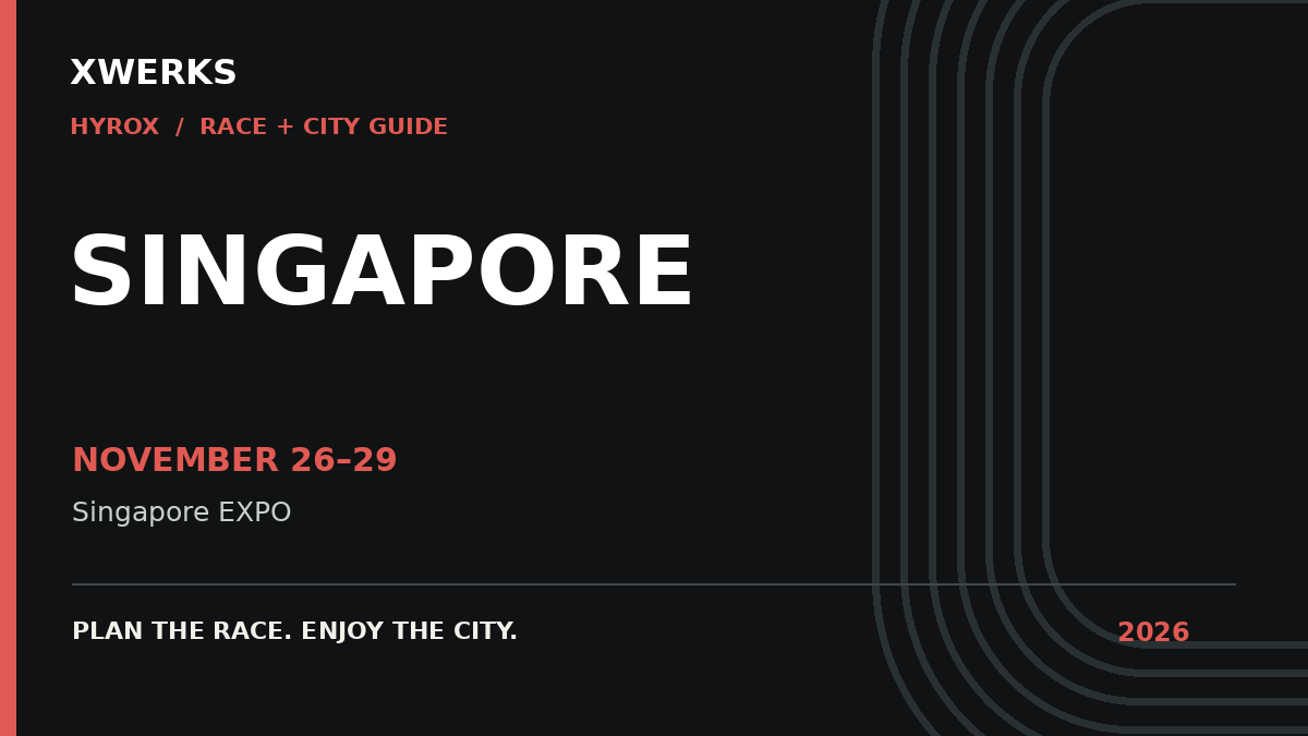 XWERKS HYROX Singapore 2026 race guide: November 26–29, 2026