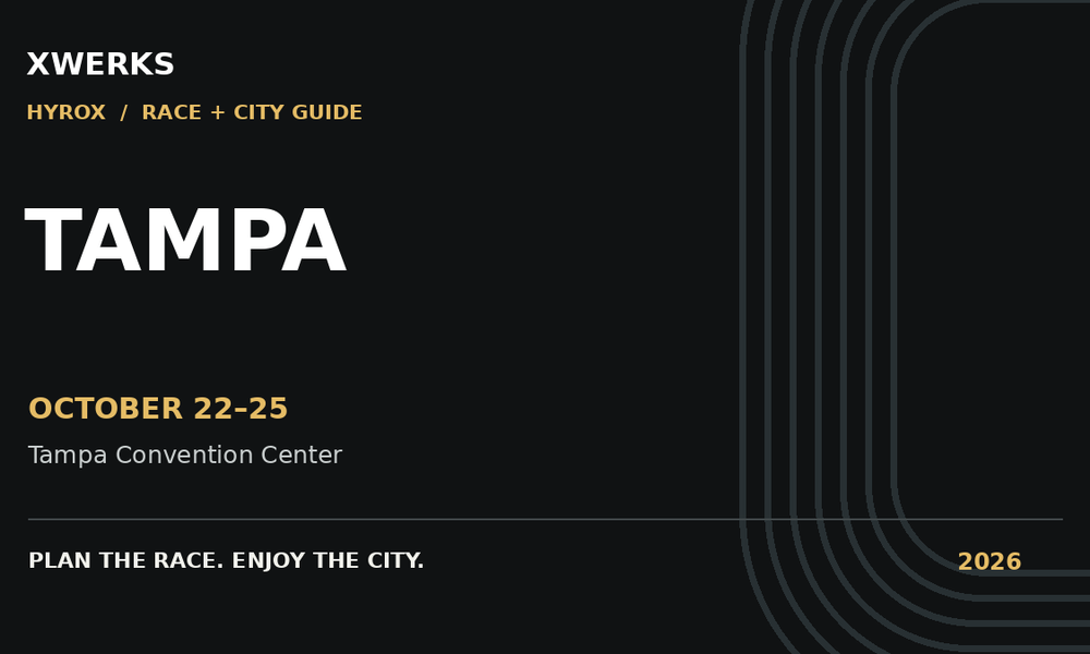 HYROX Tampa 2026: Race, Venue & Travel Guide