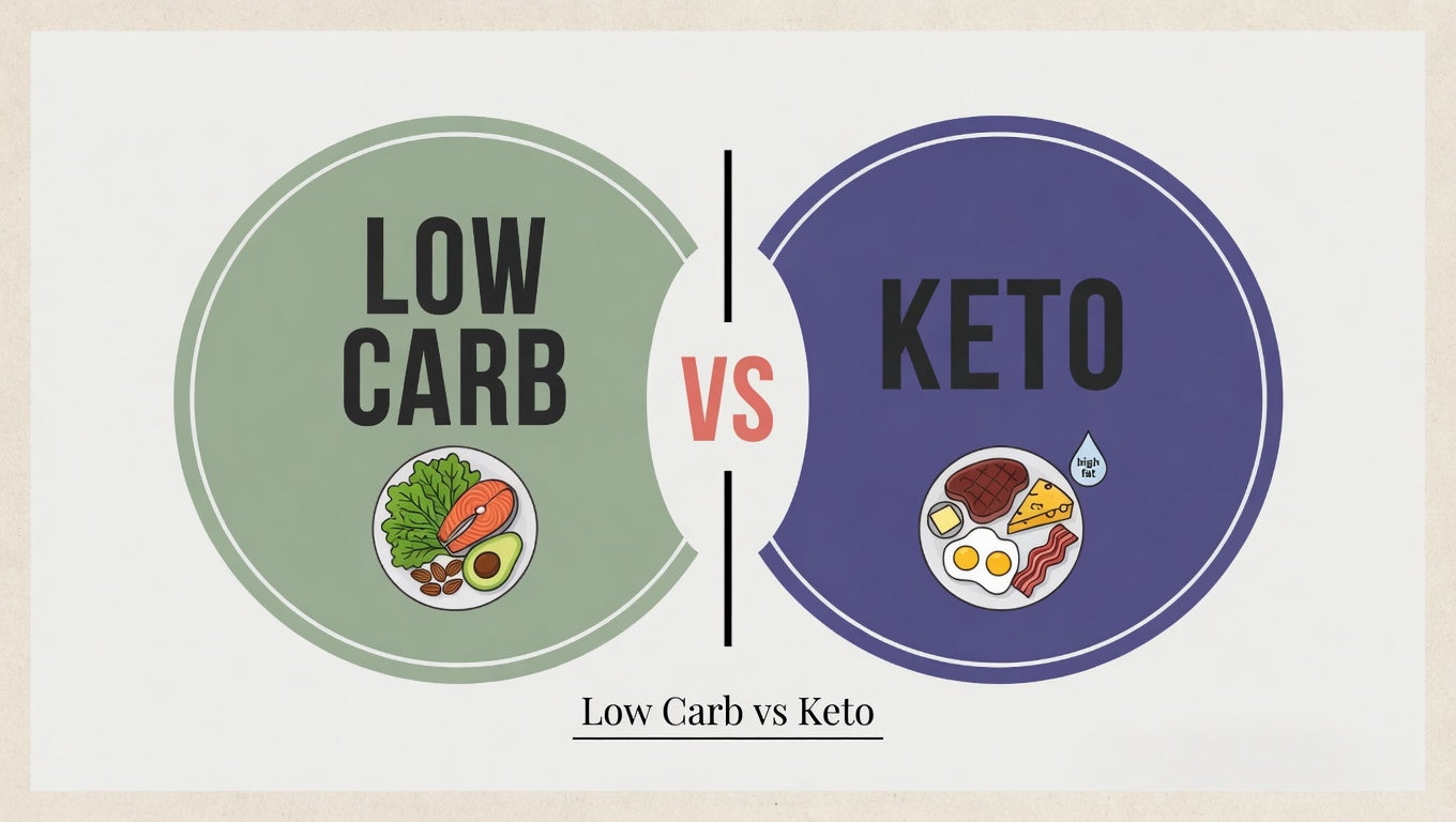 Low carb vs keto
