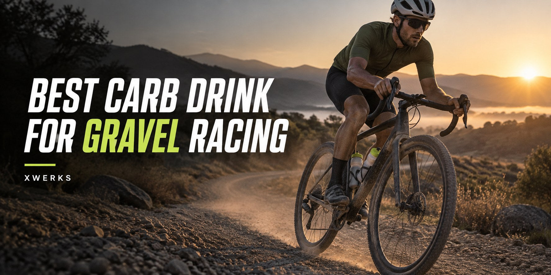 Best Carb Drink for Gravel Racing — XWERKS editorial cover.