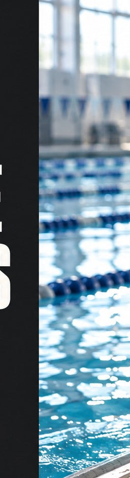 Best creatine for swimmers title beside a swimmer at an indoor lap pool.