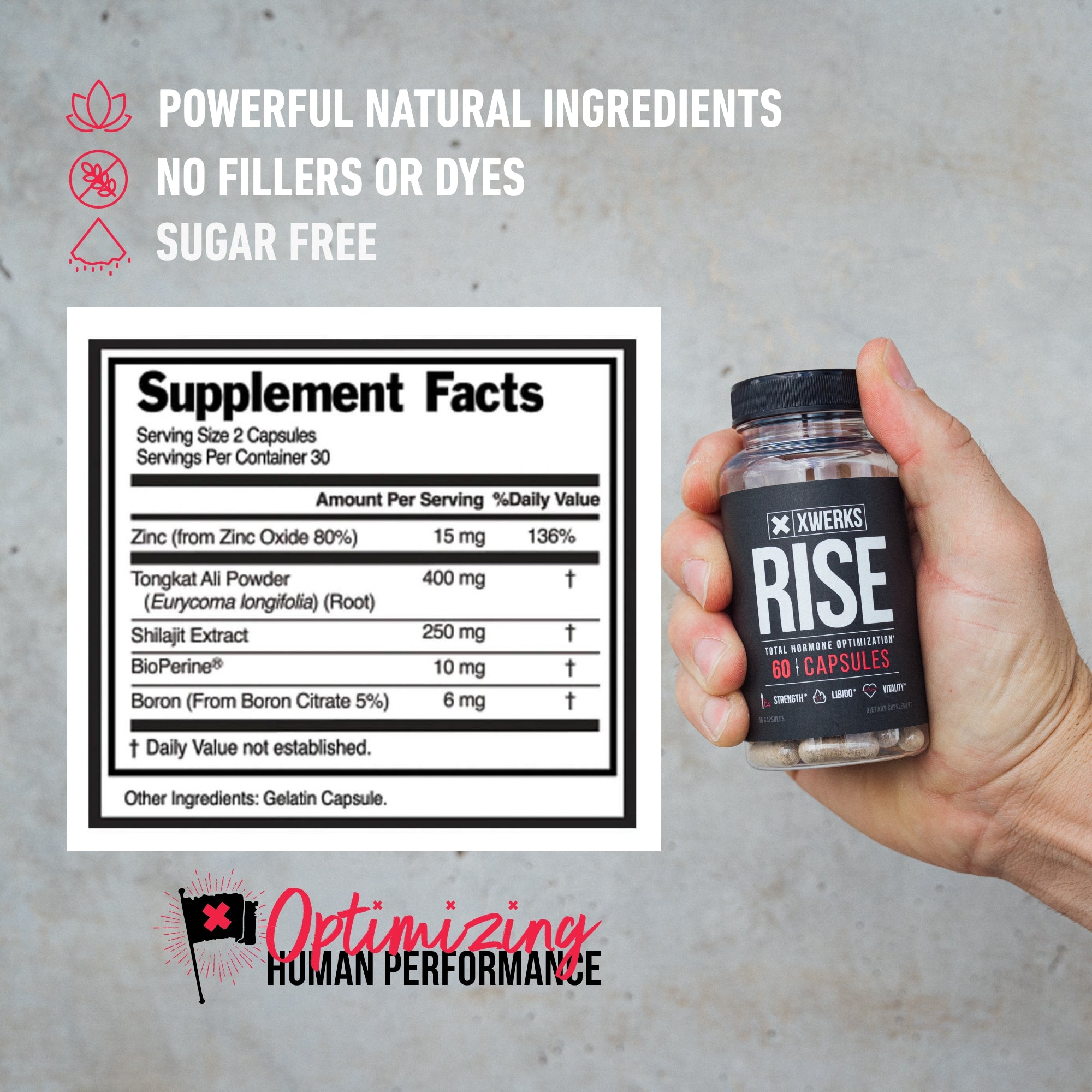Rise nutrition facts