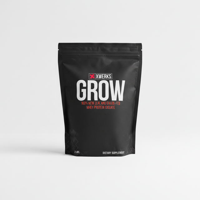 XWERKS Grow whey protein isolate bag